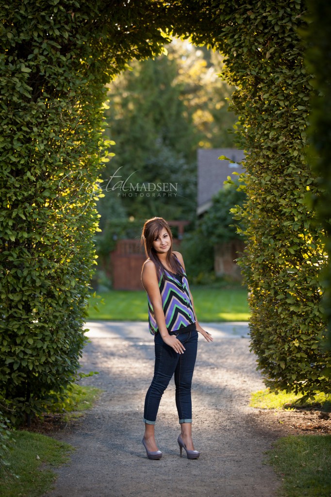 Kathryn's Downtown Spokane & Manito Senior Photo Session Crystal