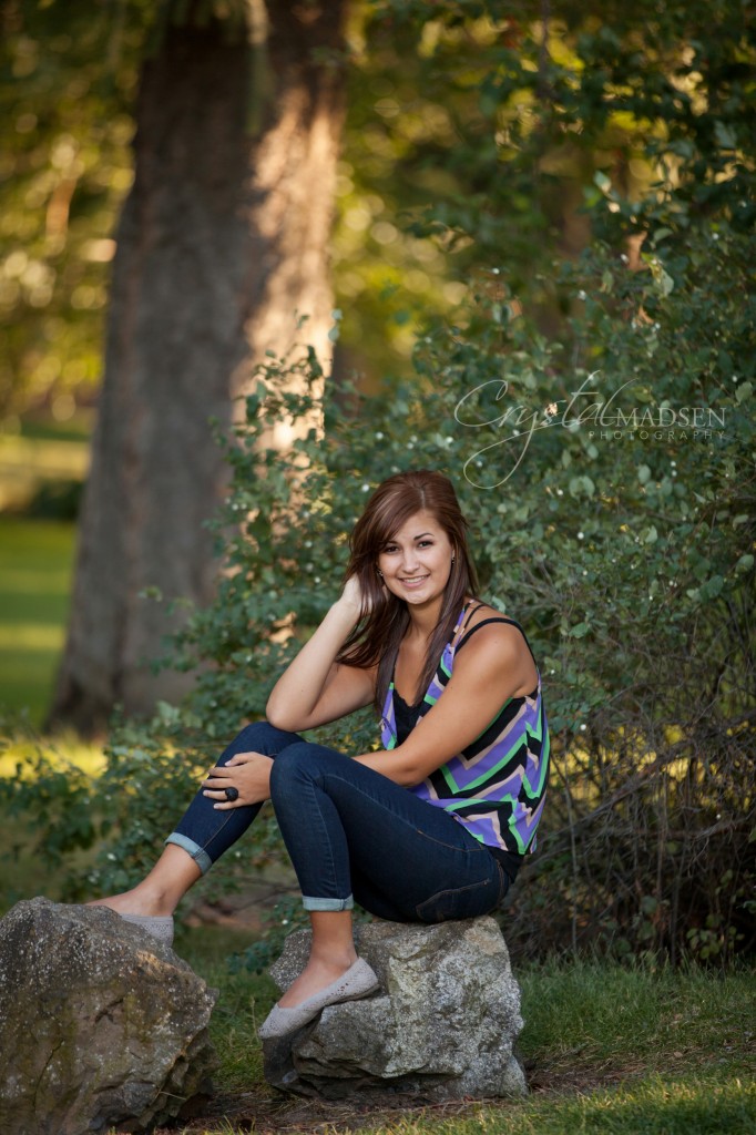 Kathryn's Downtown Spokane & Manito Senior Photo Session Crystal