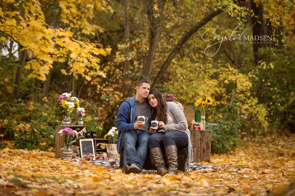A Coffee Themed Engagement