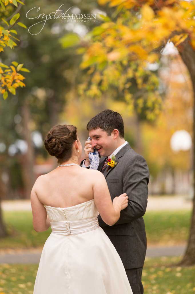 Emotional Bride Revealing