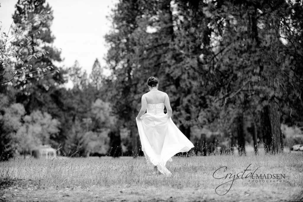 Bride Walking