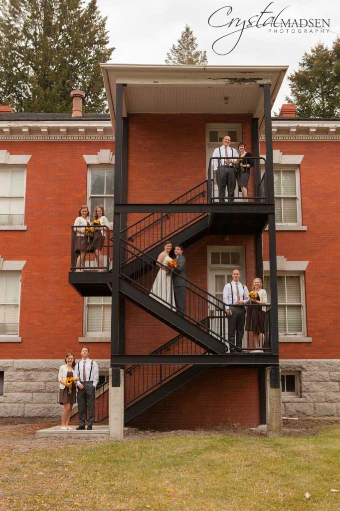 Bridal Party Fire Escape