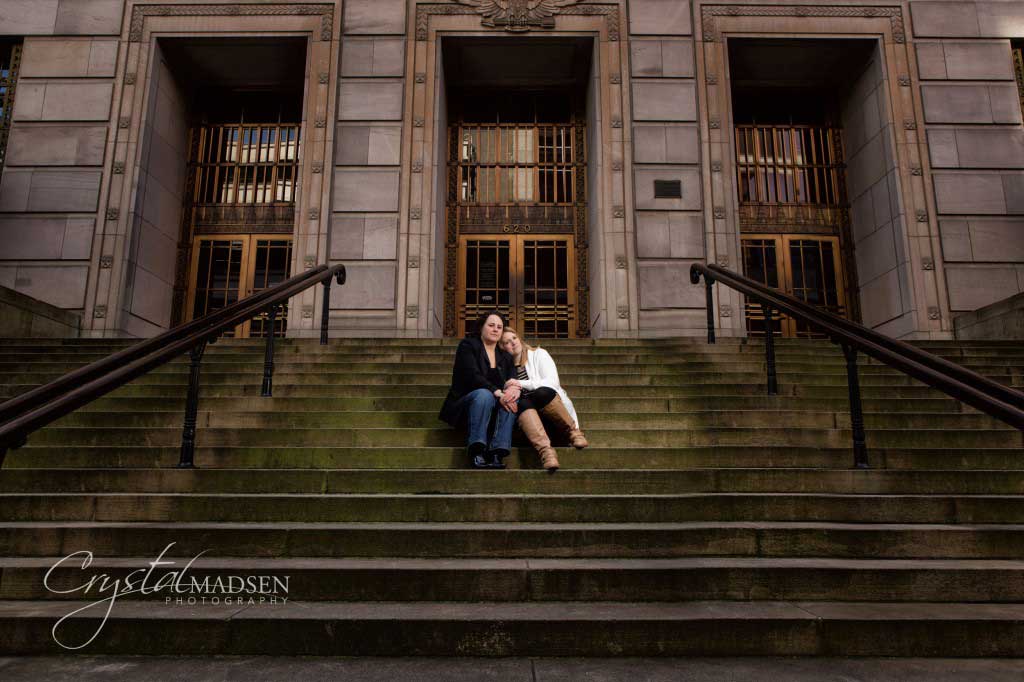 Downtown Portland Engagement Session