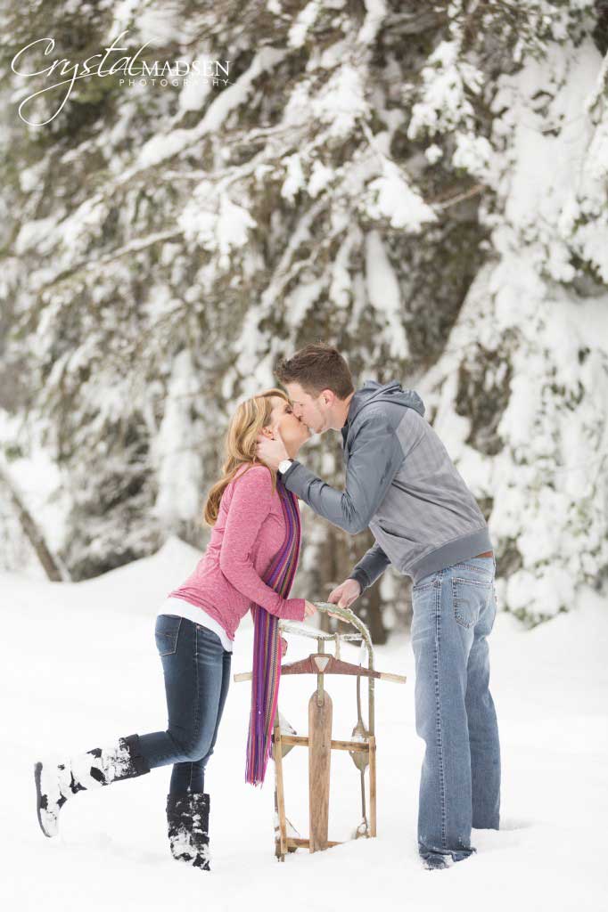 Winter Engagement Spokane