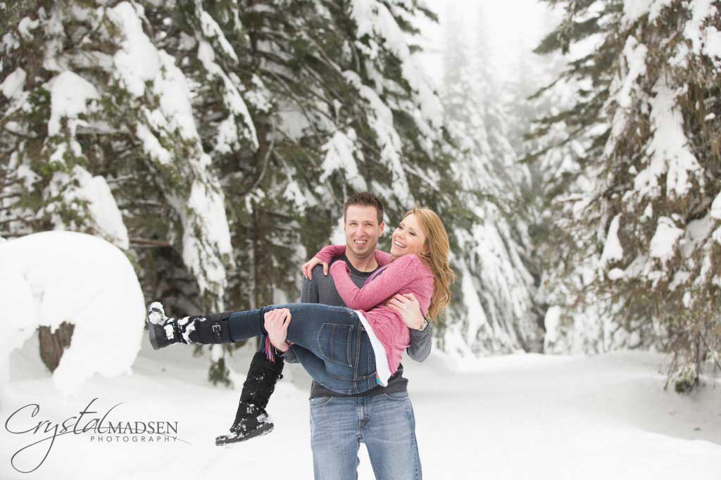 Winter Engagement Spokane