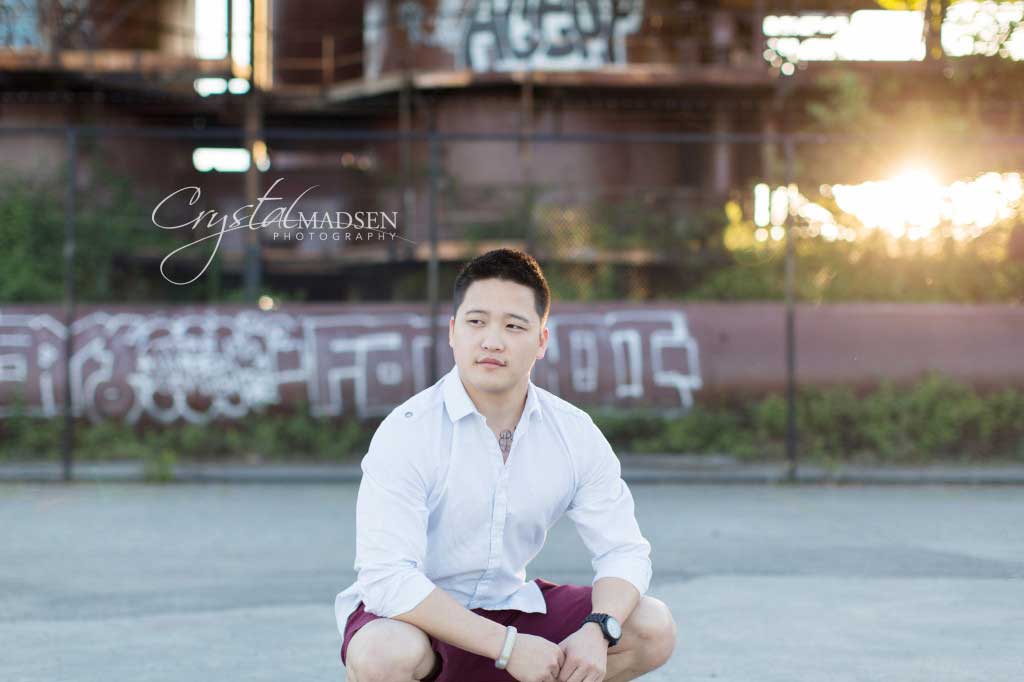 Colorful Seattle Engagement Session