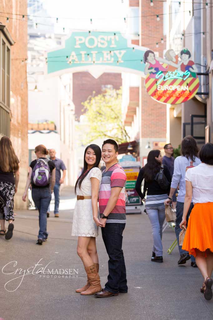 Colorful Seattle Engagement Session
